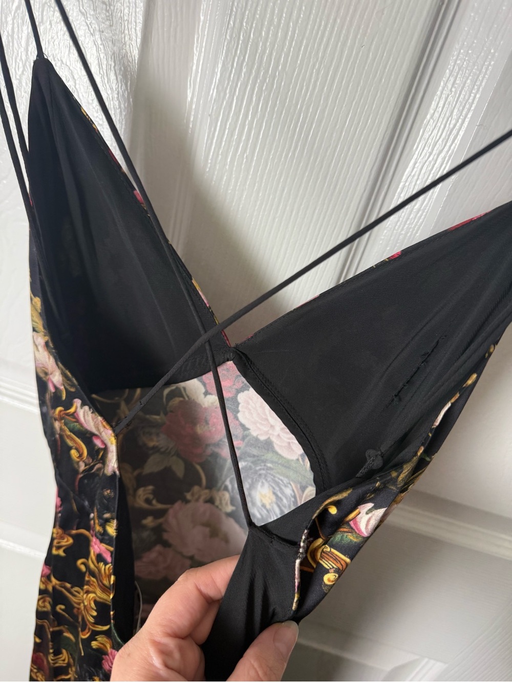 Alice + Olivia Milta Mermaid Slip Dress in Evermore Floral 0 - Picture 11 of 15